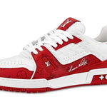 Louis Vuitton Trainers 'White Red